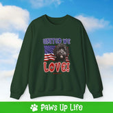 Portuguese Water Dog Patriotic Sweatshirt